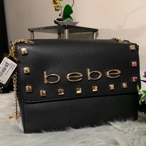 BEBE JULIAN STUDDED CROSSBODY